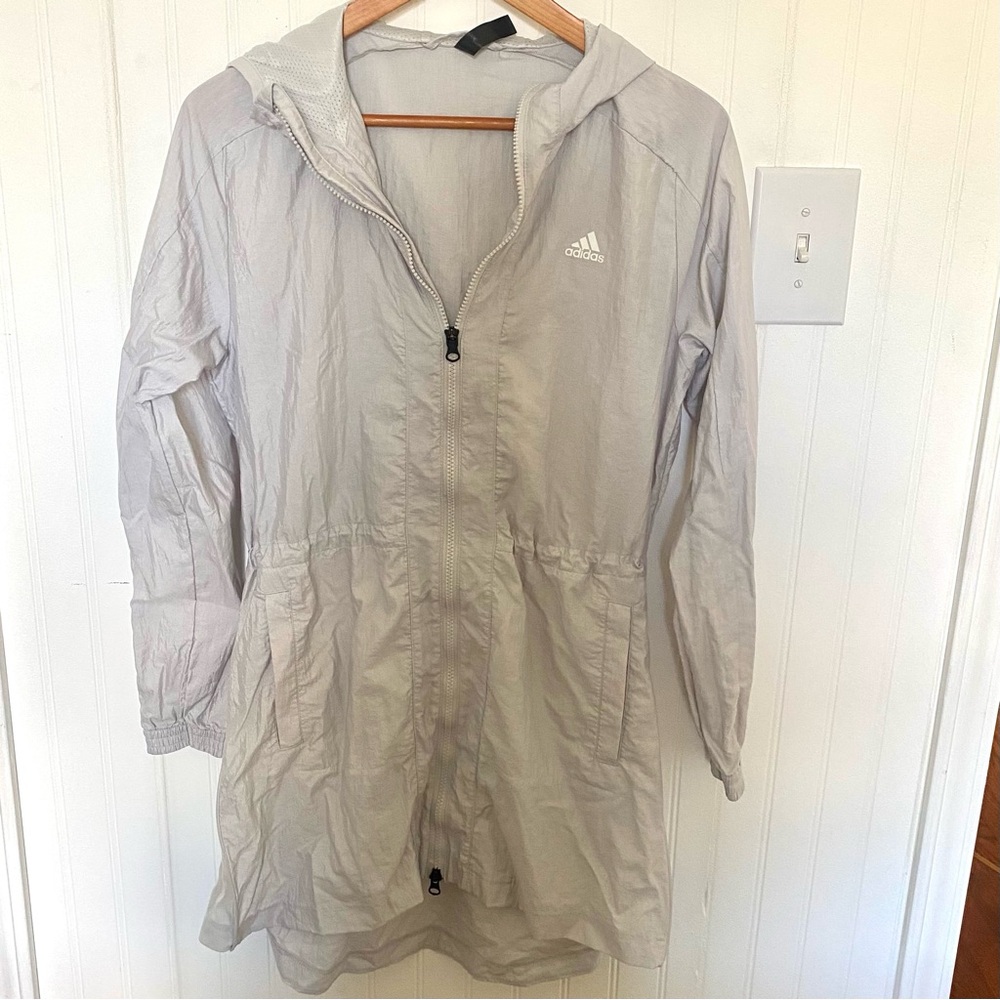Adidas Women's Light Gray Utility Jacket